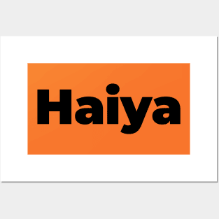 Haiya Posters and Art